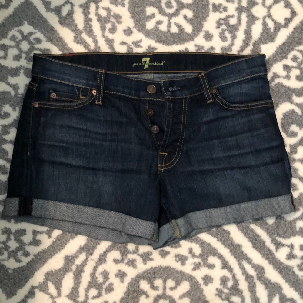 7 for Mankind Denim Shorts